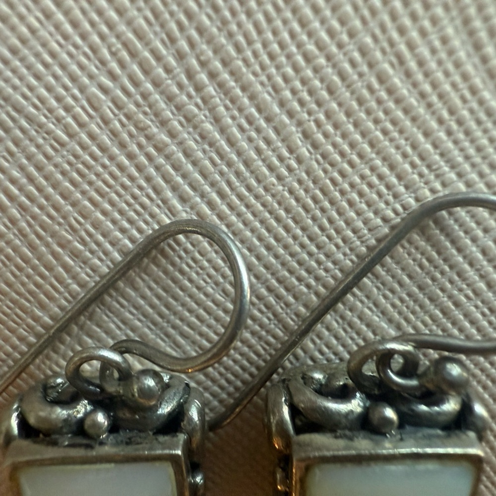 Chic Opalite Rectangular Drop Earrings - image 4